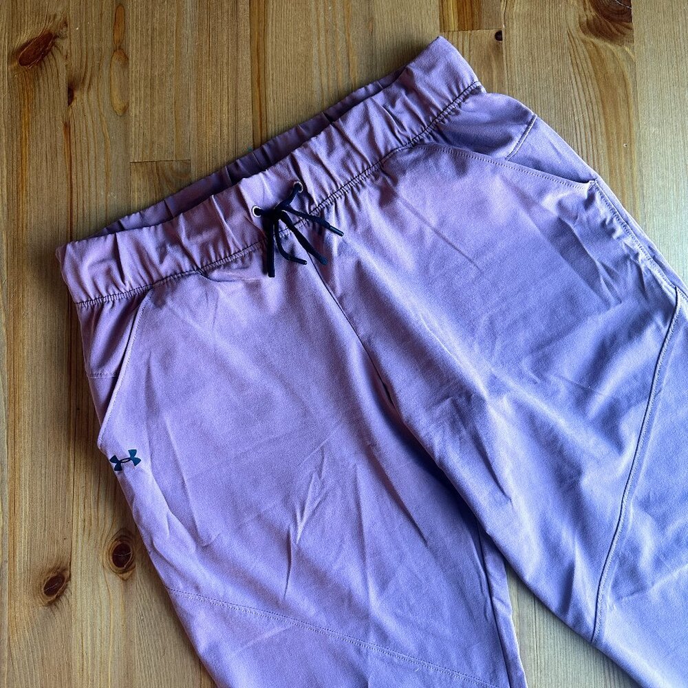 Under Armour Drawstring Pants/Joggers - Soft Pink - M